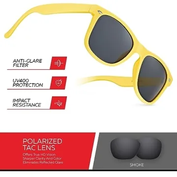 Retro Rewind Polarized Sunglasses - Stylish UV400 Protection