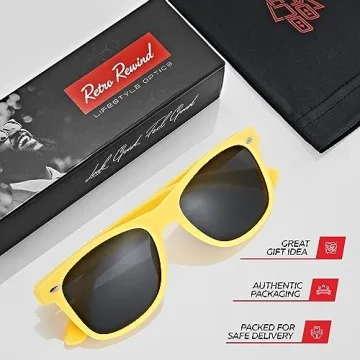 Retro Rewind Polarized Sunglasses - Stylish UV400 Protection