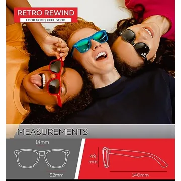Retro Rewind Polarized Sunglasses - Stylish UV400 Protection