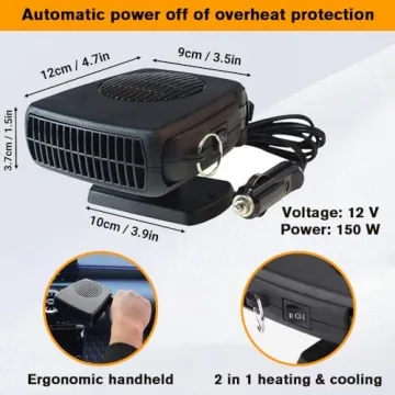 2025 New Portable Car Heater for Fast Defrosting
