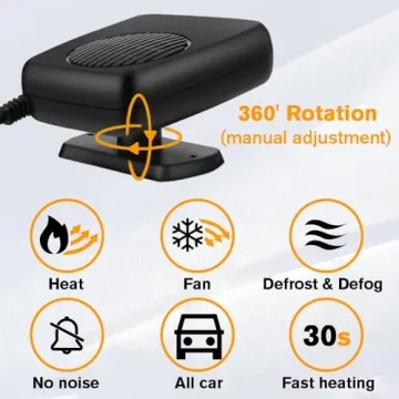 2025 New Portable Car Heater for Fast Defrosting