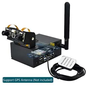 [2020 Latest] Jetson Nano Case, iUniker Jetson Nano B01 Case with PWM Large Cooling Fan Jetson Nano Case Cooling Fan Compatible with Both B01 and A02 Version with Pwm Fan (for B01 & A02)