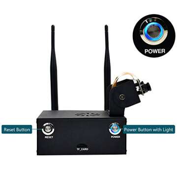 [2020 Latest] Jetson Nano Case, iUniker Jetson Nano B01 Case with PWM Large Cooling Fan Jetson Nano Case Cooling Fan Compatible with Both B01 and A02 Version with Pwm Fan (for B01 & A02)