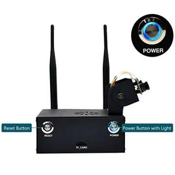 [2020 Latest] Jetson Nano Case, iUniker Jetson Nano B01 Case with PWM Large Cooling Fan Jetson Nano Case Cooling Fan Compatible with Both B01 and A02 Version with Pwm Fan (for B01 & A02)