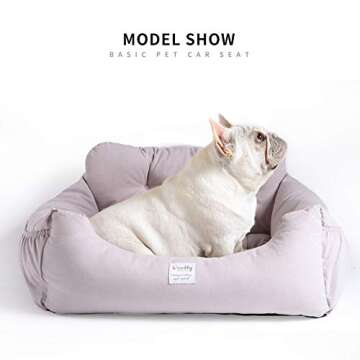 Aidou Dog car seat, Dog Booster seat for Small Medium Large Dogs Cats,pet Travel Booster seat, Dog S...