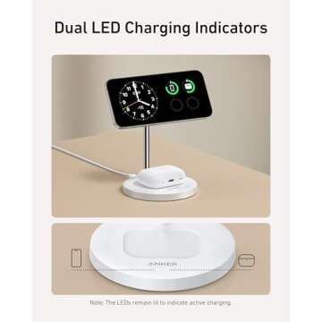 Anker MagGo 15W Fast Charging Stand for iPhone 16 and AirPods