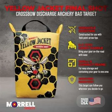 Morrell Yellow Jacket Weather Resistant Portable Archery Discharge Target Bag with Carry Handle