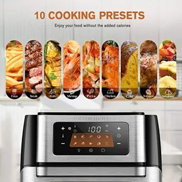 Crownful Air Fryer Oven 10.6 Quart with Digital Control