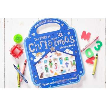 The Story of Christmas Activity Book for Kids Fun