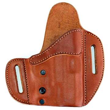 Urban Carry Lock Leather Hybrid OWB Holster - Comfort and Security in One