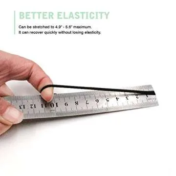 CYWLIFE Tiny Hair Ties Bands for Baby Girls Women Thin & Fine Hair, 100 PCS Black, 7MM No Crease Ponytail Holders Hair Elastics, No Hurt Durable Soft Rubber Bands for Kids Men