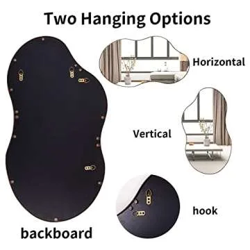 SHYFOY Irregular Wall Mirror Decorative for Elegant Spaces