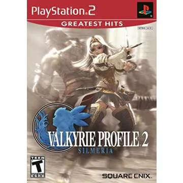 Valkyrie Profile 2: Silmeria - PlayStation 2 (Renewed) - Epic Norse Battle & Adventure Game