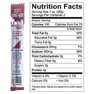 Wenzel’s Farm Variety Snack Sticks │Supports Active Lifestyles │ Flavorful, Natural Smoked │ High Protein, Low Carb │ No MSG, Fillers, Binders, Artificial Colors │ Gluten Free | 16 sticks (8 packs of 2) | Original Variety Pack