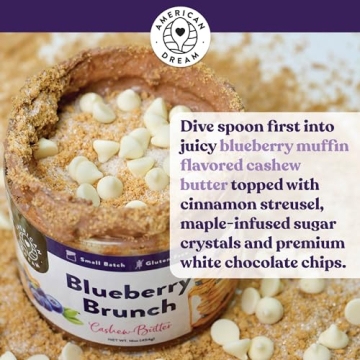 American Dream Blueberry Brunch Cashew Butter 100% Gluten-Free