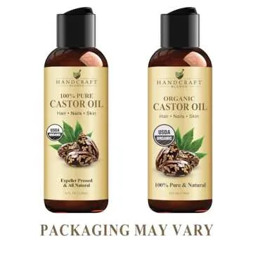 Organic Castor Oil - 100% Pure Natural Strength for Hair