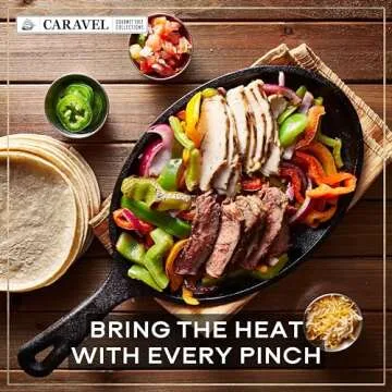 Spicy Sea Salt Sampler Set, Ghost Pepper and Habanero Salt, Give Spicy Seasoning Salt as a Gourmet Cooking Gift, 0.5 oz x Bundle of 6 Flavored Salts - Caravel Gourmet Salt