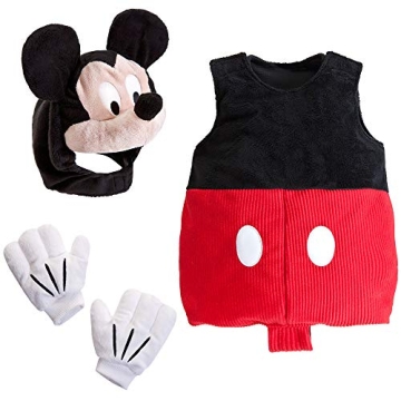 Adorable Disney Mickey Mouse Costume for Baby 6-12 MO with Squeaky Nose