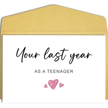 Qiliji Funny 19th Birthday Card for Daughter - Unique Gift Idea