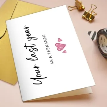 Funny 19th Birthday Card for Daughter - Qiliji