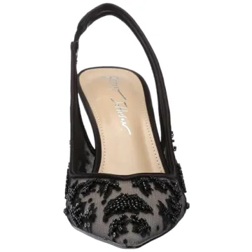 Betsey Women's Nikki Pump Black 6.5 Elegant Slingback