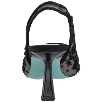 Betsey Women's Nikki Pump Black 6.5 Elegant Slingback