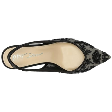 Betsey Women's Nikki Pump Black 6.5 Elegant Slingback