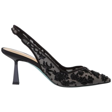 Betsey Women's Nikki Pump Black 6.5 Elegant Slingback