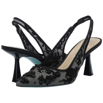 Betsey Women's Nikki Pump Black 6.5 Elegant Slingback