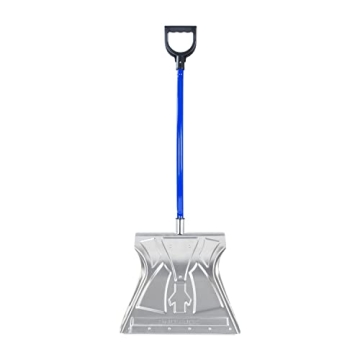 Ergonomic Heavy-Duty Aluminum Snow Joe Shovel