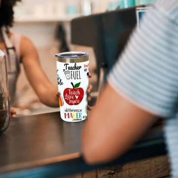 Teacher Gift Tumbler - Perfect for Appreciation and Holidays