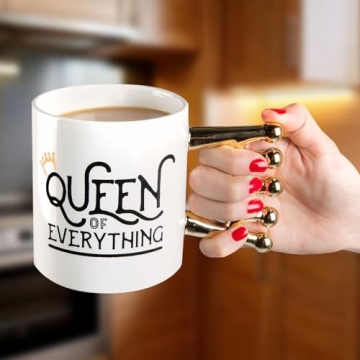 BigMouth Inc Queen Coffee Mug with Gold Crown Handle