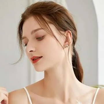 Personalized Initial 18k Gold Luxury Letter rhinestone Earring, Hypoallergenic 925 Silver Jewelry for Women Elegant Gift for Fashionable Ladies. (Gold)