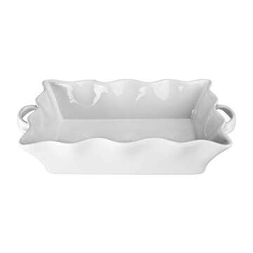 BIA Cordon Bleu Wavy Rectangular Baker, 15-Inch Bakeware