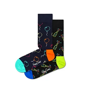 Happy Socks Pop Champagne Party Sock Set - Fun Gift
