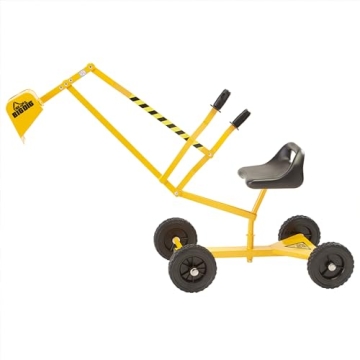Big Dig Metal Excavator for Kids - 360 Degree Rotation