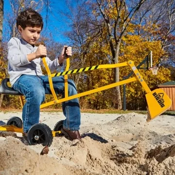 Big Dig Metal Excavator for Kids - 360 Degree Rotation