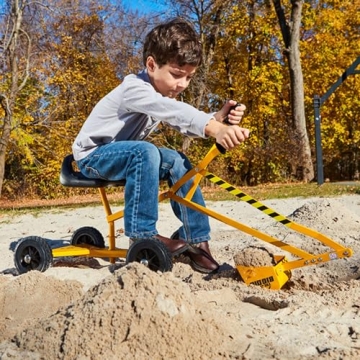Big Dig Metal Excavator for Kids - 360 Degree Rotation