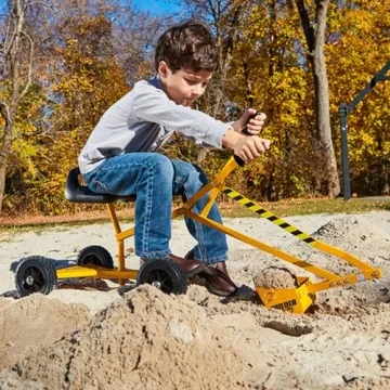 Big Dig Metal Excavator for Kids - 360 Degree Rotation
