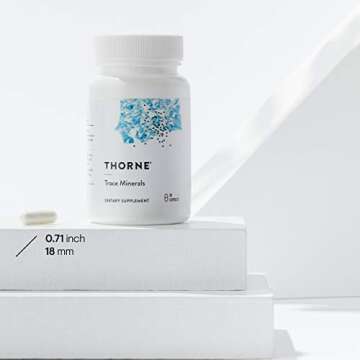 Thorne Trace Minerals - Dietary Supplement with Zinc, Boron & Selenium - Chelated Forms - Comprehensive Formula - 90 Capsules