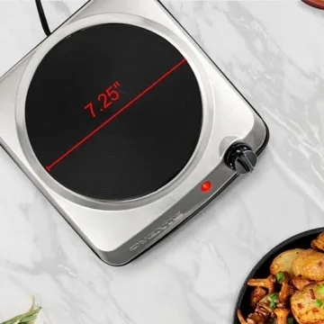 OVENTE Electric Countertop Single Burner - Versatile & Compact