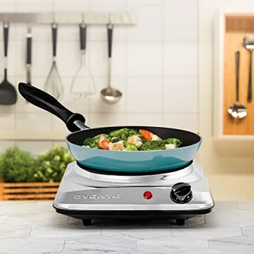 OVENTE Electric Countertop Single Burner - Versatile & Compact