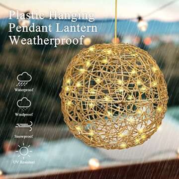 Versatile Solar Pendant Lights for Outdoor Spaces