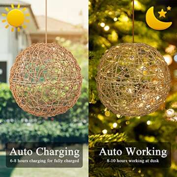 Versatile Solar Pendant Lights for Outdoor Spaces