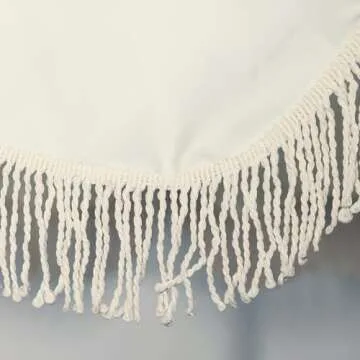 Stylish OVISUNSHADE 6FT Patio Umbrellas with Fringe