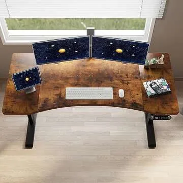 HEONAM Dual Motor Electric Standing Desk for Comfort