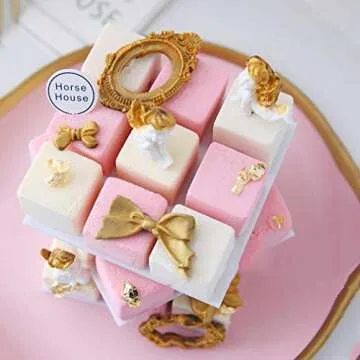 CraftPro 4 Piece Bow Silicone Molds for Baking