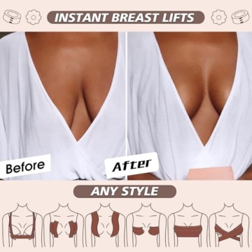Auteek 3" Boob Tape for Large Breasts - Lift & Support