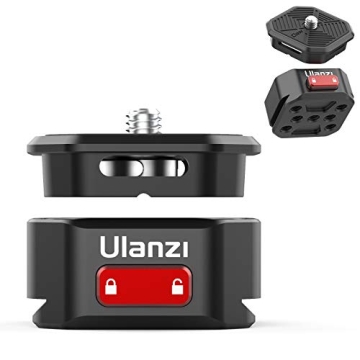 Upgrade Claw Quick Release Plate Camera Mount with Arca Swiss Slot for DSLR and Action Cameras