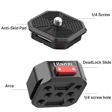 Upgrade Claw Camera Quick Release Plate with Arca Swiss